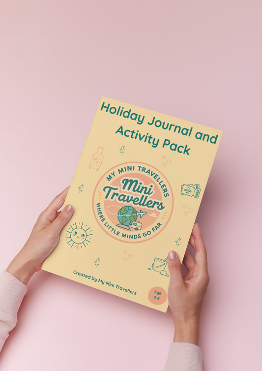 Travel Journal and Activity Pack: Downloadable Version, Age 5-8
